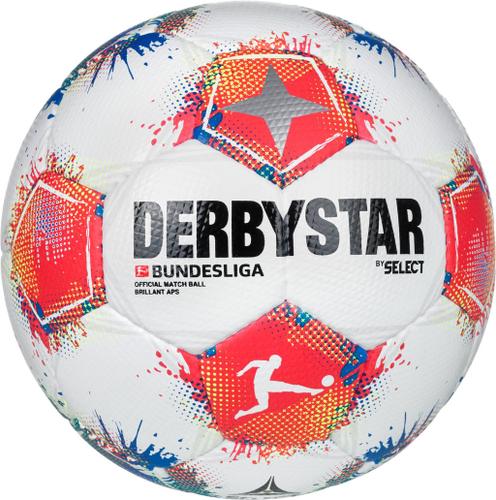 DERBYSTAR Ball Bundesliga Brillant APS v25 5 in Weiß