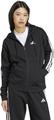 ADIDAS Damen Kapuzensweat Essentials 3-Streifen Full-Zip Fleece