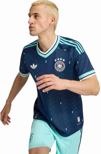 ADIDAS Herren Trikot Deutschland 26 Authentic Auswärts L in Blau
