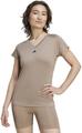 ADIDAS Damen Shirt AEROREADY Train Essentials Minimal Branding V-Neck L in Grau
