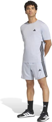 ADIDAS Herren Shorts WORKOUT ESSENTIALS BASE 3-STREIFEN WOVEN (Länge 7 Zoll) XL in Silber