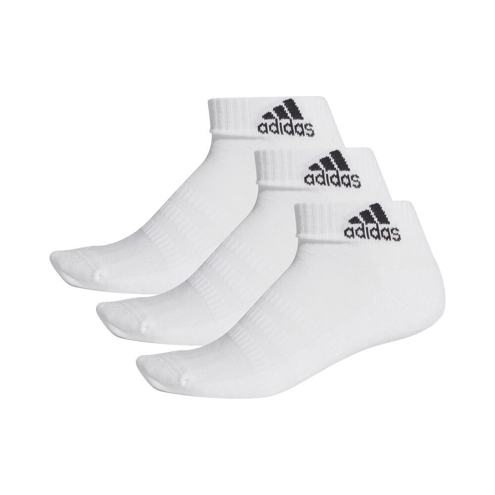 ADIDAS Fußball - Textilien - Socken Cushioned Ankle Socken 3er Pack XS in Grau