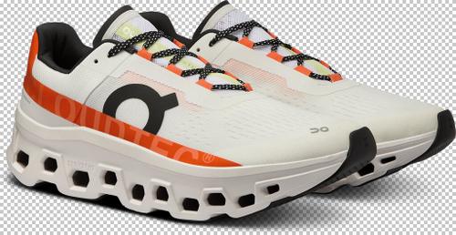 ON Herren Laufschuhe Cloudmonster 47 in Silber