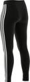 ADIDAS Damen Tight Damen Leggings Essentials 3-Stripes S in Schwarz