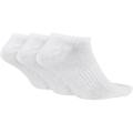 NIKE U NK EVERYDAY LTWT NS 3PR WHITE/BLACK