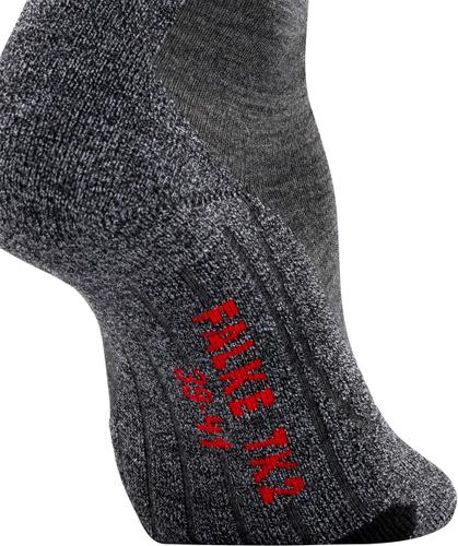 FALKE Herren Wandersocken TK2 Asphaltgrau