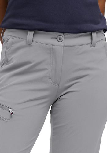 MAIER SPORTS Damen Hose Inara slim Da-Hose el. (kurz) 20 in Grau