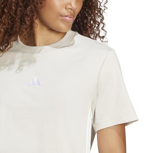 ADIDAS Damen Shirt Essentials 3-Streifen Cotton