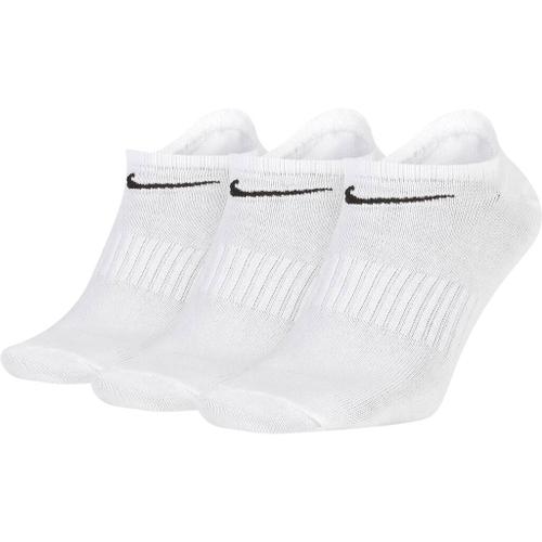 NIKE U NK EVERYDAY LTWT NS 3PR WHITE/BLACK