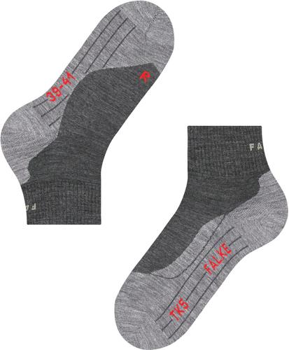 FALKE TK5 Short Herren Socken 44-45 in Grau
