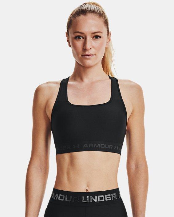 UNDER ARMOUR Damen BH Crossback Mid Bra XL in Schwarz