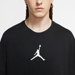 NIKE Herren Shirt JUMPMAN DF SS CREW M in Schwarz