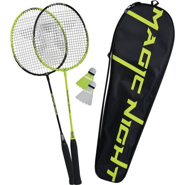 TALBOT/TORRO Badmintonset MAGIC NIGHT LED IM THERMOBAG Onesize in Grün