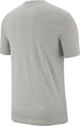NIKE M NSW CLUB TEE DK GREY HEATHER/BLACK