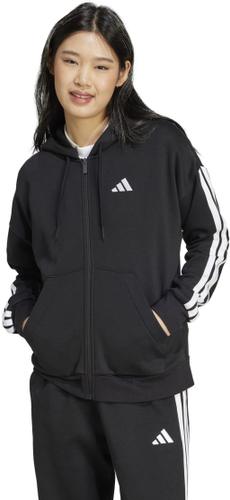 ADIDAS Damen Kapuzensweat Essentials 3-Streifen Full-Zip Fleece