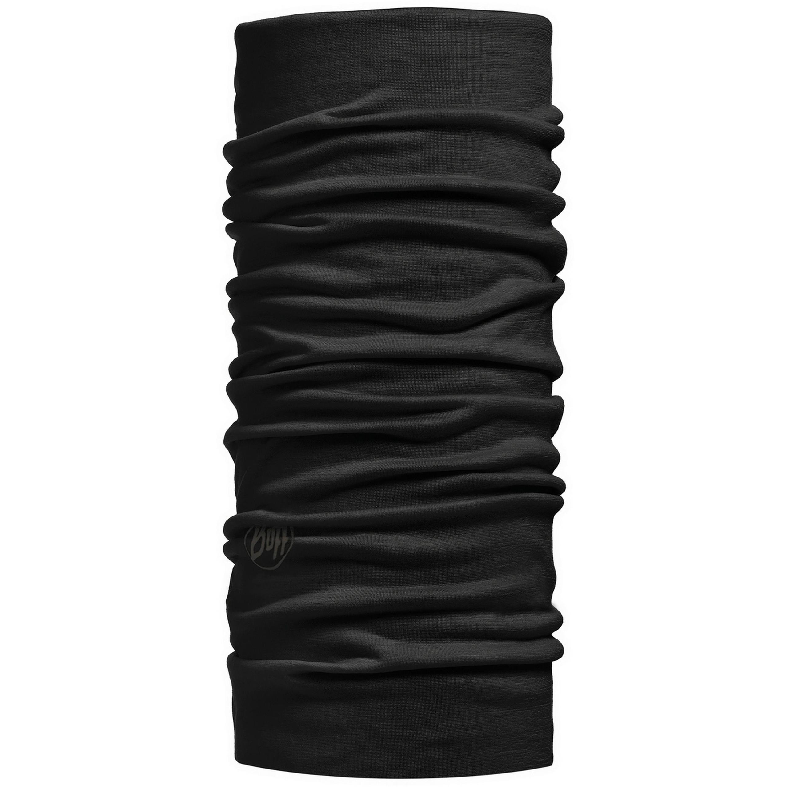 BUFF Herren Schal LIGHTWEIGHT MERINO WOOL SOLID One Size in Schwarz