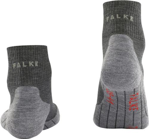 FALKE TK5 Short Herren Socken 44-45 in Grau