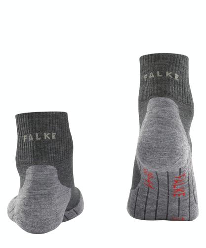 FALKE TK5 Short Herren Socken 44-45 in Grau