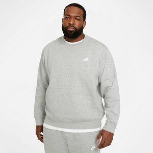NIKE Herren Sweatshirt "Club" XL in Silber