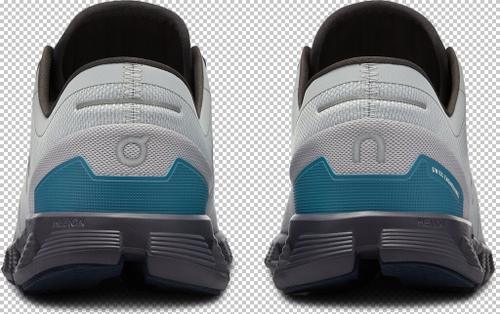 ON Herren Laufschuhe Cloud X 3 48 in Silber