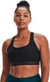 UNDER ARMOUR Damen BH Crossback Mid Bra XL in Schwarz