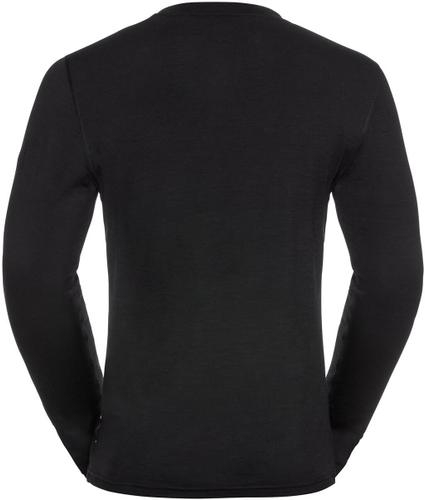 ODLO Herren Langarm Shirt BL TOP crew neck l/s MERINO 200 L in Weiß