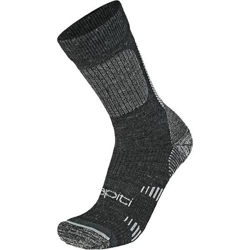 WAPITI Herren Socken Wandersocken S06 Merino Tech 45-47 in Schwarz