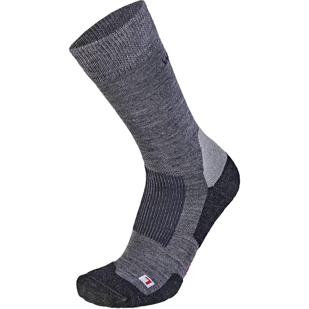 WAPITI Herren Socken Wandersocken S02 Merino All Season 36-38 in Grau