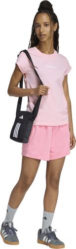ADIDAS Damen Shirt Essentials Linear Cotton
