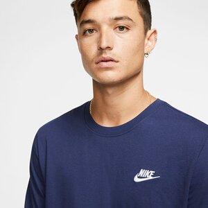 NIKE Herren T-Shirt M NSW CLUB TEE XXL in Weiß