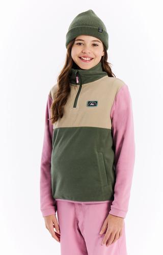 PROTEST Kinder Rolli PRTInke JR 1/4 zip active top 128 in Pink