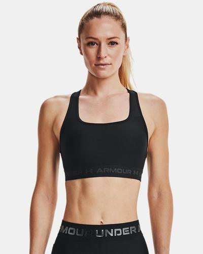 UNDER ARMOUR Damen BH Crossback Mid Bra XL in Schwarz