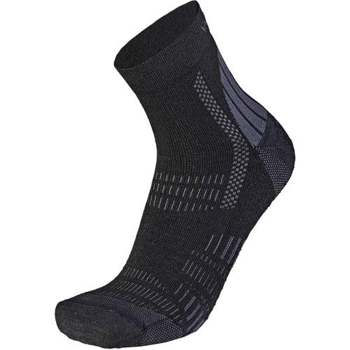 WAPITI Herren Socken Wandersocken S05 Merino Eco Mid 45-47 in Schwarz