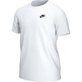 NIKE M NSW CLUB TEE WHITE/BLACK