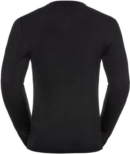 ODLO Herren Langarm Shirt BL TOP crew neck l/s MERINO 200 L in Weiß