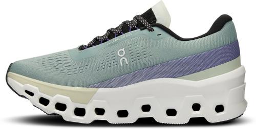 ON Damen Laufschuhe Cloudmonster 2 38 in Silber