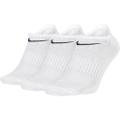 NIKE U NK EVERYDAY LTWT NS 3PR WHITE/BLACK