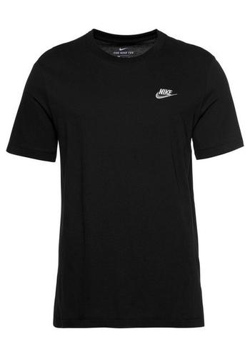 NIKE M NSW CLUB TEE BLACK/WHITE