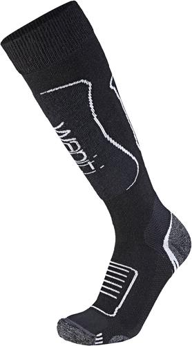 WAPITI Ski W08 Merino Seide - Skisocken 39-41 in Schwarz