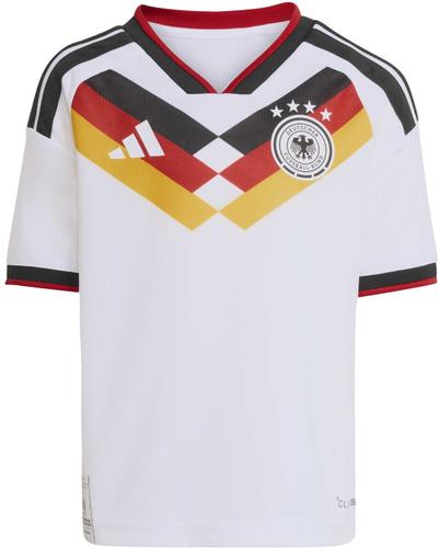 ADIDAS Kinder Fananzug Deutschland DFB WM 2026 Replika Heim-Set 104 in Weiß