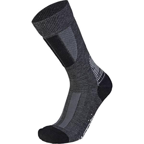 WAPITI Herren Socken Wandersocken S09 Merino Seide 42-44 in Grau