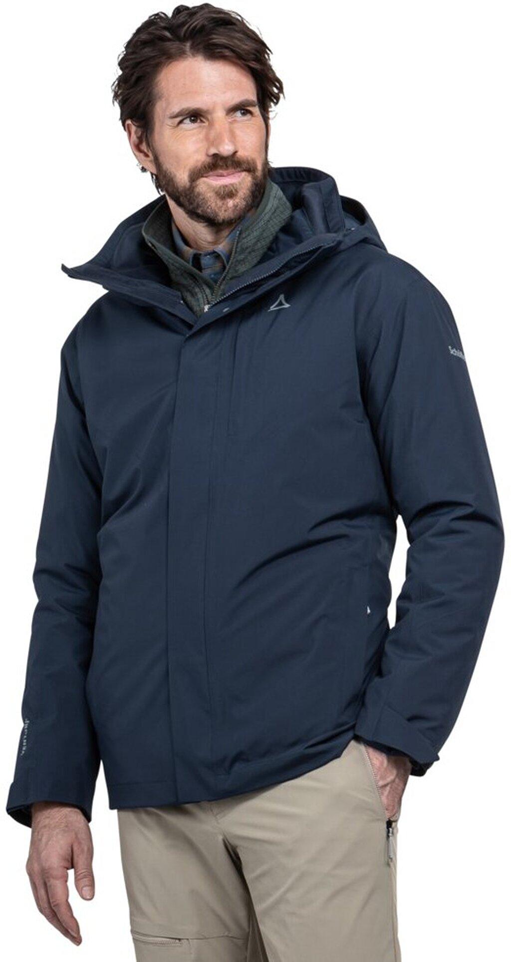 SCHÖFFEL Herren Doppeljacke 3in1 Jacket Style Tamina MNS 58 in Blau