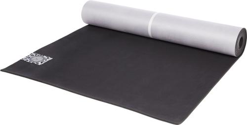 ENERGETICS Matte Yogamatte Naturkautschuk mit Mikrofaserbezug - in Grau