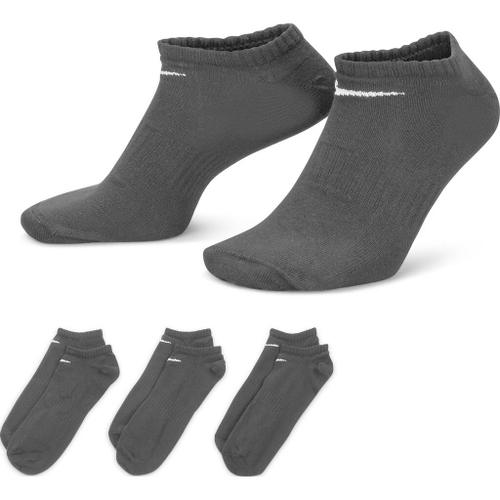 NIKE U NK EVERYDAY LTWT NS 3PR BLACK/WHITE