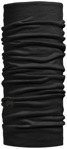 BUFF Herren Schal LIGHTWEIGHT MERINO WOOL SOLID One Size in Schwarz