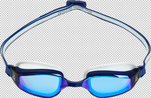 AQUASPHERE Herren Brille FASTLANE L in Blau