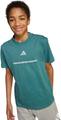 ADIDAS Kinder Shirt Slogan Single Jersey 176 in Blau