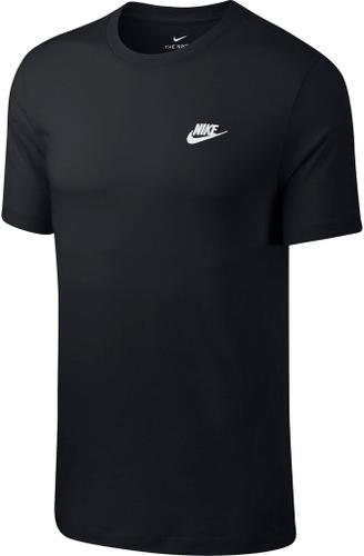 NIKE M NSW CLUB TEE BLACK/WHITE