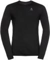 ODLO Herren Langarm Shirt BL TOP crew neck l/s MERINO 200 L in Weiß