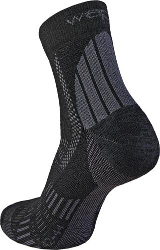 WAPITI Herren Socken Wandersocken S05 Merino Eco Mid 39-41 in Schwarz
